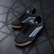 Sportaç Erkek Siyah Renkli Salon Futbolu Için Futsal  Ayakkabı Salon Futbolu