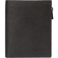 Grande Gerçek Deri Unisex Cüzdan Hakiki Deri Küçük Boy