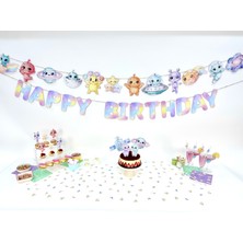Fluparty Little Alien Doğum Günü Parti Seti – Uzaylı Konsept Parti Süsleri
