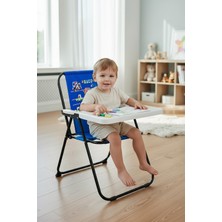 Exent Kids 2–6 Yaş, Race Car Katlanır Portatif Çalışma Masası ve Sandalye, Tak-Çıkar Masa-Mavi