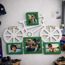 Bisiklet Resim Çerçevesi Kişiye Özel Şık ve Modern No 137