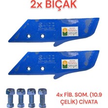 Özgürce Pulluk Bıçağı ve Andız Uç Civatalı Seti - 2 Adet