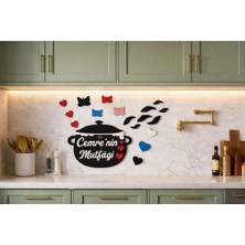 Mutfak Tencere Temalı Duvar Süsü Kişiye Özel NO81