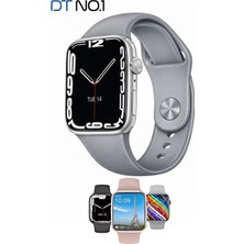 Digi Monster Dt No 1 Watch 7 Akıllı Saat Serisi Tam Ekran Nfc Gps Takip Bt Arama Aranma Mesaj Okuma Siri Kontrol