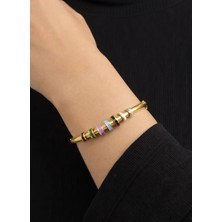 Kızılay Kuyumcusu 22 Ayar Altın Renkli Günlük Kelepçe Bilezik 10.46 gr KLP1123