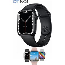 Digi Monster Dt No 1 Watch 7 Akıllı Saat Serisi Tam Ekran Nfc Gps Takip Bt Arama Aranma Mesaj Okuma Siri Kontrol