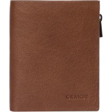 Grande Gerçek Deri Unisex Cüzdan Hakiki Deri Küçük Boy