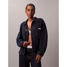Calvin Klein Kadın Classic Trucker Denim Ceket