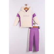 Mixima 3-4-5-6 Yaş Kız Çocuk Iki Ip Mevsimlik Alt Üst Ikili Eşofman Takım(Tam Beden Alınız)