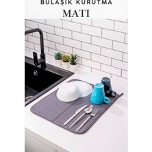 Penthouse Bulaşık Matı Süper Emici Bulaşık Kurutma Matı 45X36CM Tezgah Üstü Bulaşık Matı