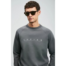 Lufian Erkek Cooper Koyu Gri Sweatshirt 112030177