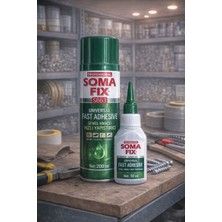 Somafix S663 200 ml Küçük Boy Hızlı Spreyli Yapıştırıcı Tüm Yüzeylerde Güçlü Yapışma