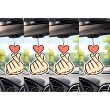 Oto Kokucum Kore Kalbi Ipli Ayna Oto Kokusu 4 Adet