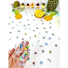 Fluparty Tropical - Tropikal Temalı Mini Masa Konfetileri