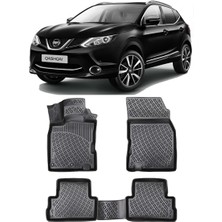 BTM Otomotiv Nissan Qashqai 2013-2021 Btm 3D Havuzlu Paspas