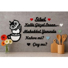 Mutfak Duvar Süsü Yazı Şeklinde Şık Tasarım No 131