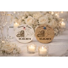 Magnet Kişiye Özel 25 Adettir Düğün Nişan Söz Kına No 10