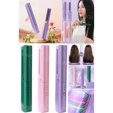 Özgürce Kablosuz Seramik Saç Düzleştirici Tarak, Pratik ve Taşınabilir