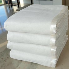 ICON SILK Premium Saf Ipek Fleece Tek Kişilik Battaniye (Fildişi)