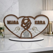 Masa Isimliği Kişiye Özel Aşk ve Sevgi Temalı 1 Adettir NO24