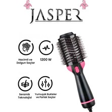 Özgürce Iyonik Ultra Hava Üflemeli Saç Şekillendirici ve Düzleştirici Fön Tarağı