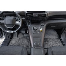 Rizline Premium Opel Combo 2019 Sonrası Havuzlu Paspas | Katlanabilir Ön Yolcu Koltuğu