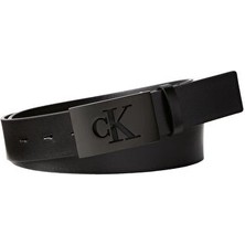 Calvin Klein Erkek Ck Plaque Smooth 35 Kemer