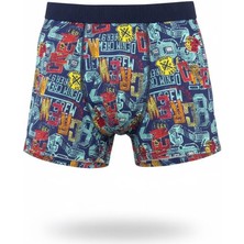 Five Pocket Erkek Boxer Sarı Ablem