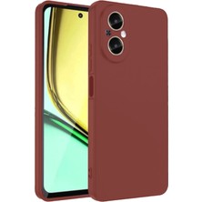 Newface Realme 12 Lite Kılıf First Silikon - Bordo