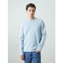 LC Waikiki Mavi Bisiklet Yaka Erkek Triko Kazak