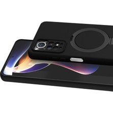 Newface Xiaomi Redmi Note 12 Pro 4g Regal Magsafe Standlı Kapak - Siyah