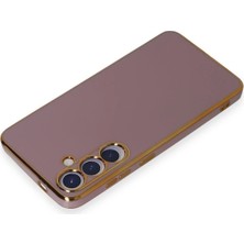 Newface Samsung Galaxy S24 Kılıf Volet Silikon - Mor