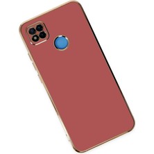 Newface Xiaomi Redmi 9c Kılıf Volet Silikon - Kırmızı