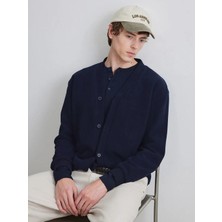 LC Waikiki Lacivert Standart Kalıp Erkek Triko Hırka