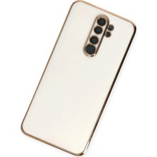 Newface Xiaomi Redmi Note 8 Pro Kılıf Volet Silikon - Beyaz