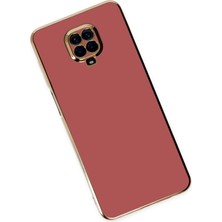 Newface Xiaomi Redmi Note 9 Pro Kılıf Volet Silikon - Kırmızı