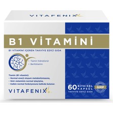 Vitafenix Vitamin B1  25MG Tiamin ve Benfotiamin 60 Kapsül