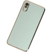 Newface Xiaomi Redmi 9A Kılıf Volet Silikon - Açık Yeşil
