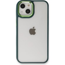Newface iPhone 14 Plus Kılıf Dora Kapak - Haki Yeşil