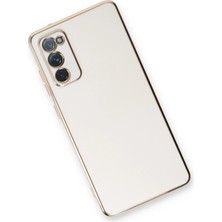 Newface Samsung Galaxy S20 Fe Kılıf Volet Silikon - Beyaz