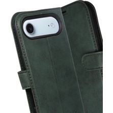 Newface Apple iPhone 17 Air Trend S Plus Kapaklı Kılıf - Yeşil