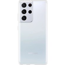 Newface Samsung Galaxy S21 Ultra Kılıf Lüx Şeffaf Silikon
