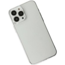 Newface iPhone 13 Pro Max Kılıf Pc Sert Şeffaf Kapak - Şeffaf