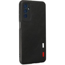 Newface Samsung Galaxy M13 Kılıf Loop Deri Silikon - Siyah