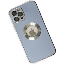 Newface iPhone 12 Pro Kılıf Store Silikon - Sierra Blue