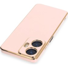 Newface Realme C55 Kılıf Volet Silikon - Pembe