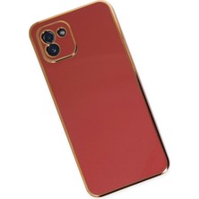 Newface Samsung Galaxy A03 Kılıf Volet Silikon - Kırmızı