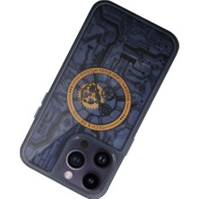 Newface iPhone 14 Pro Kılıf Magic Magneticsafe Silikon - Siyah