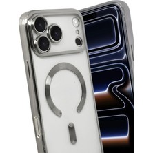 Newface Apple iPhone 17 Pro Max Kross Magneticsafe Kapak - Gümüş
