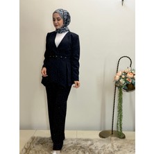 JOOQSTORE Taşlı Ceket Takım